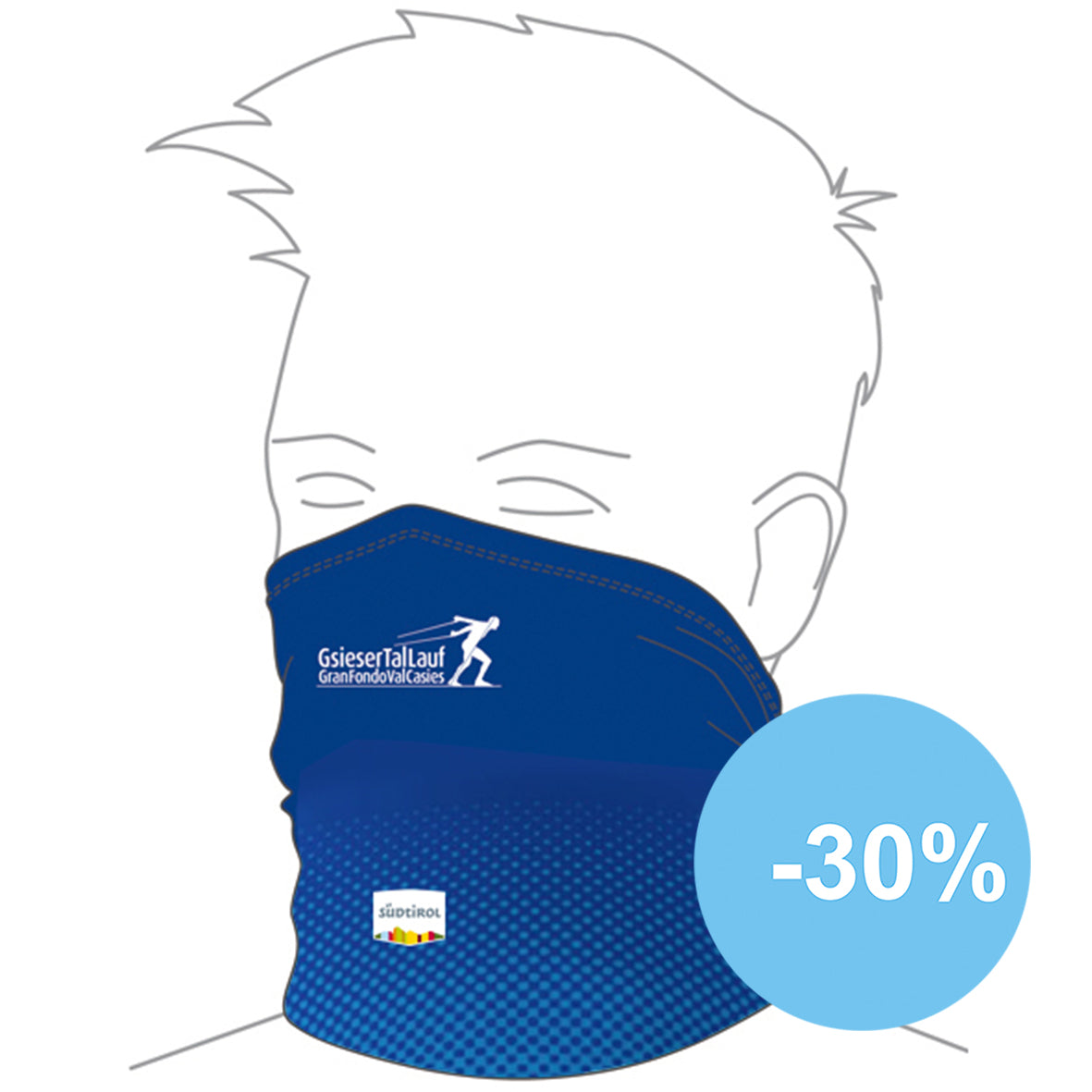 Halswärmer Dunkelblau