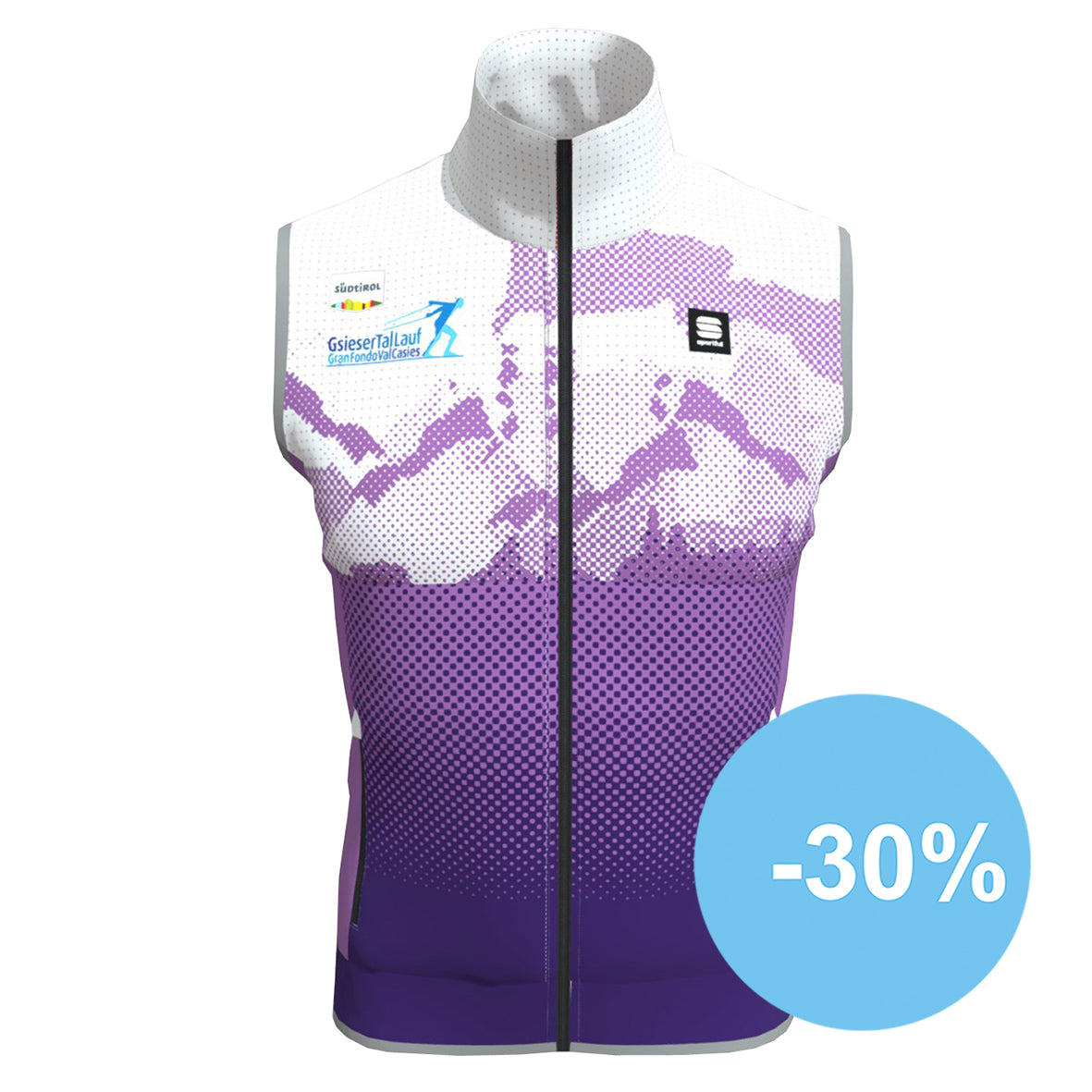 Langlauf-Weste Damen Violett